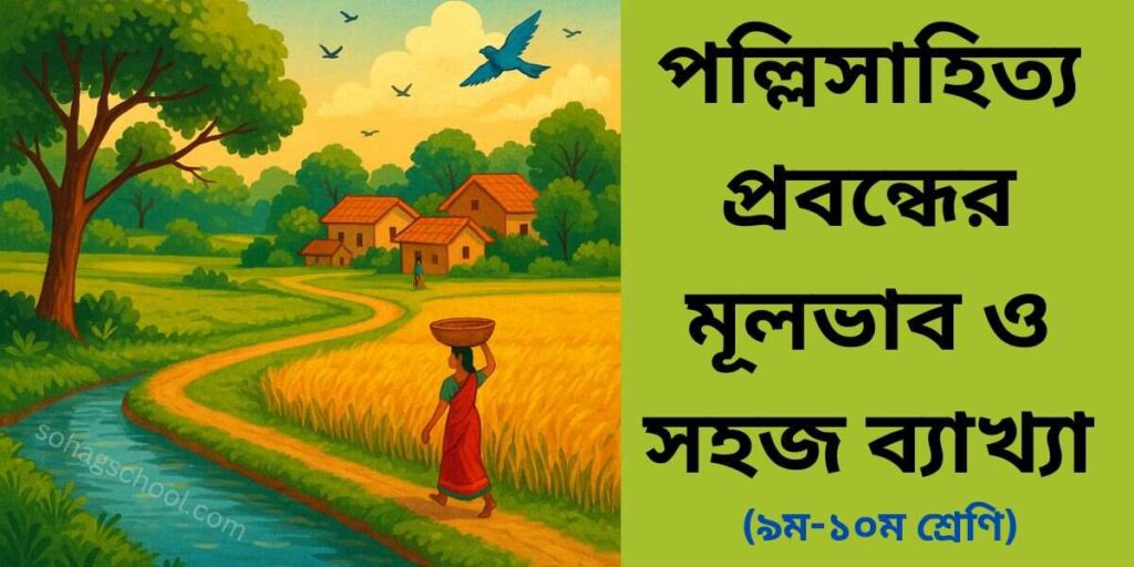 পল্লিসাহিত্য মূলভাব