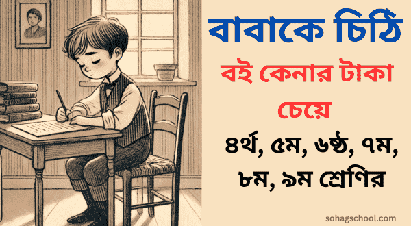 বাবার কাছে টাকা চেয়ে পত্র লেখ