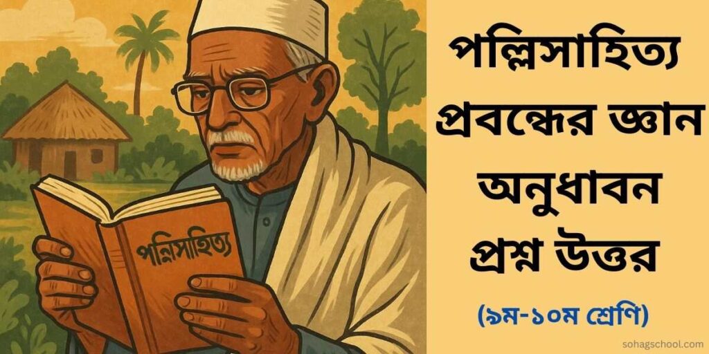 পল্লিসাহিত্য প্রবন্ধের জ্ঞানমূলক প্রশ্ন ও অনুধাবনমূলক প্রশ্ন উত্তর