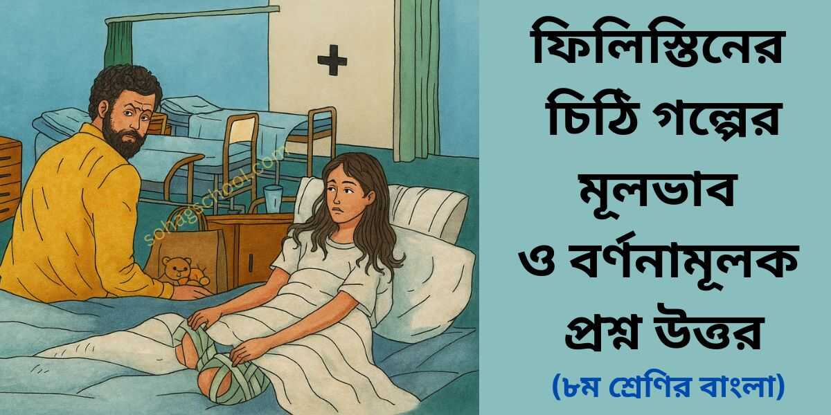 ফিলিস্তিনের চিঠি গল্পের মূলভাব ও বর্ণনামূূলক প্রশ্ন উত্তর