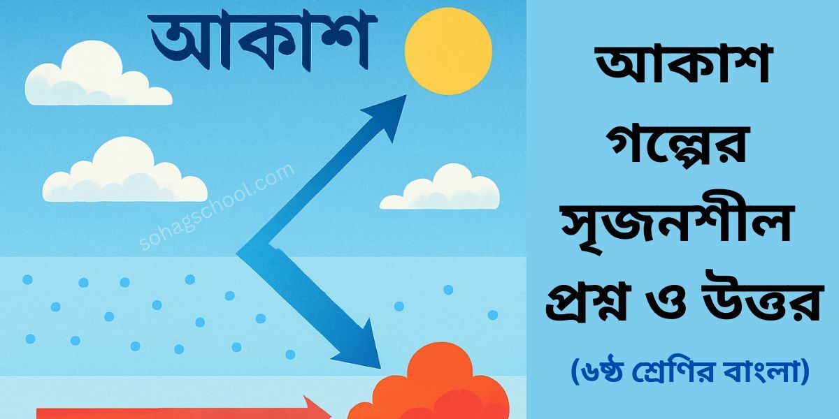 আকাশ গল্পের সৃজনশীল প্রশ্ন ও উত্তর