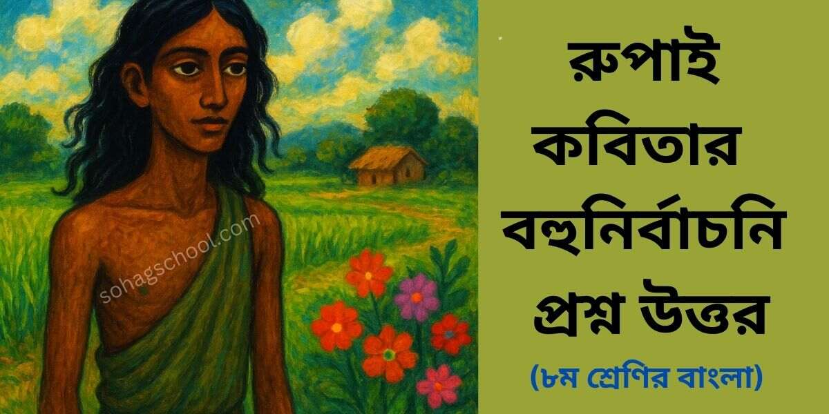 রুপাই কবিতার MCQ | বহুনির্বাচনি প্রশ্ন উত্তর