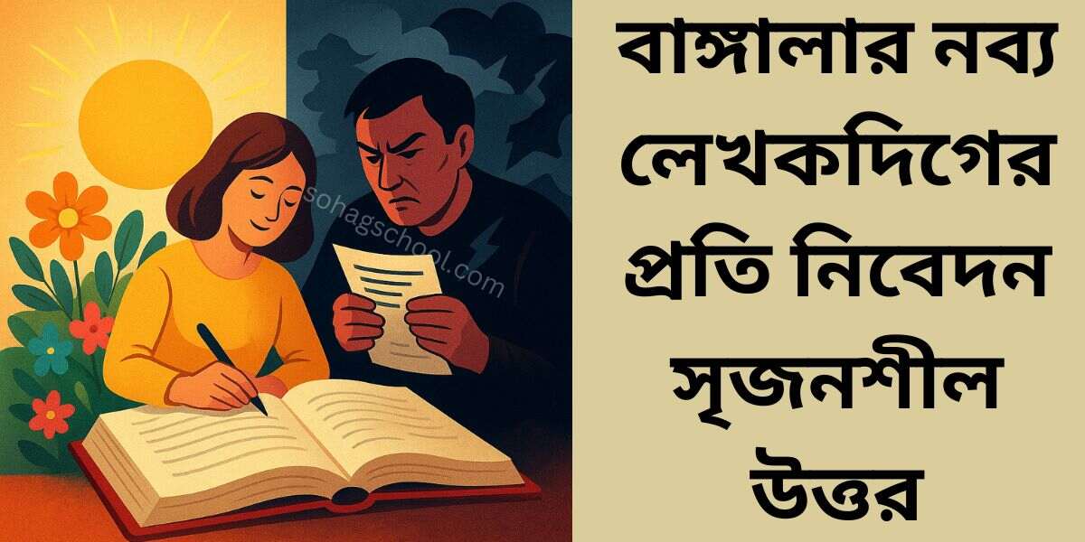 বাঙ্গালার নব্য লেখকদিগের প্রতি নিবেদন সৃজনশীল উত্তর